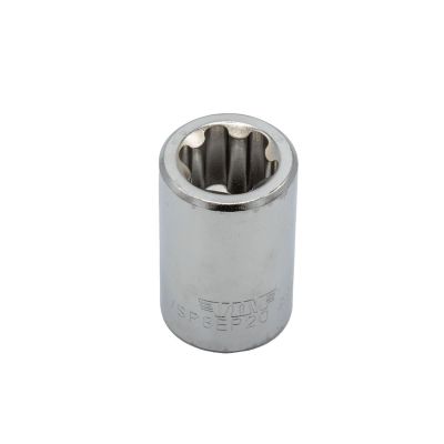 VIMVSP8EP20 image(0) - VIM Tools Ep20- TORX Plus Socket, 1/2 Inch Square Drive, Satin Chrome