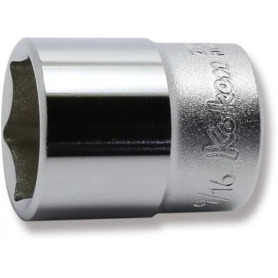 KKN2400A-9-16 image(0) - Ko-ken USA 2400A-9/16 1/4 Square Drive Socket 9/16 6 Point Length 24 mm