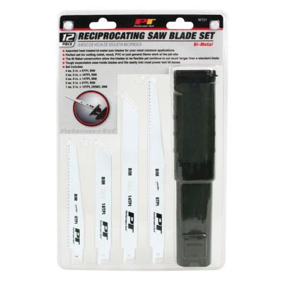 WLMW721 image(1) - Wilmar Corp. / Performance Tool 12 Piece Reciprocating Saw Blade Set