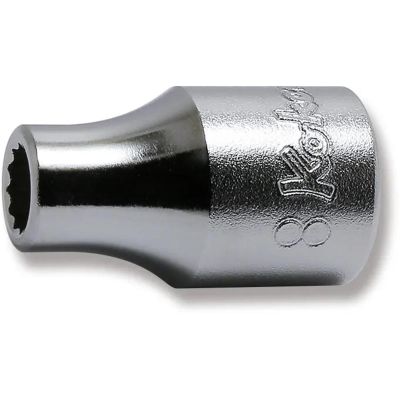 KKN4405M-8 image(0) - Ko-ken USA 4405M-8 1/2 Square Drive Socket 8 mm 12 Point Length 36 mm