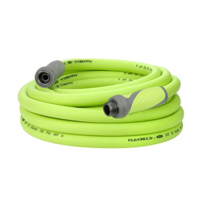 LEGHFZG525YWS image(0) - Legacy Manufacturing Flexzilla SwivelGrip Garden Hose, 5/8" x 25', 3/4" - 11 1/2 GHT Fittings