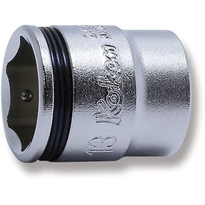 KKN2450MS-13 image(0) - Ko-ken USA 1/4 Sq. Dr. Short NUT GRIP&reg; Socket  -  13mm