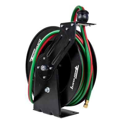 FOR86169 image(0) - Forney Industries Oxygen Acetylene Twin Welding Hose Reel 50-ft x 1/4-inch