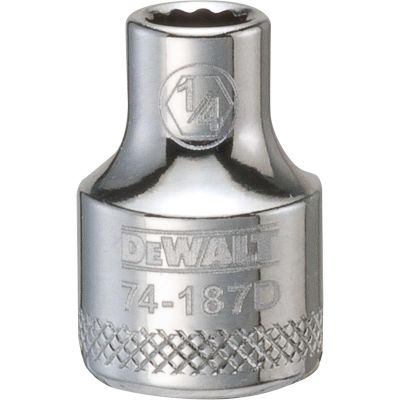 DWTDWMT74187OSP image(0) - DEWALT 001Pc 38Dr Socket-12Pt-1/4