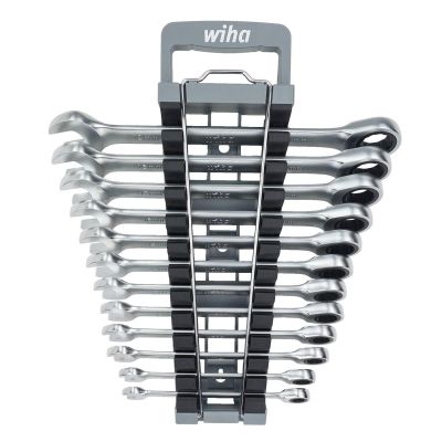WIH30391 image(0) - Wiha Tools 12 Piece Combination Ratchet Wrench Set - Metric