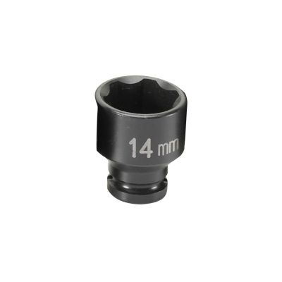 GRE914MS image(0) - Grey Pneumatic 1/4" Surface Drive x 14mm Standard  Socket