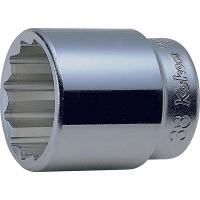 KKN6405A-2-3-16 image(0) - Ko-ken USA 6405A-2.3/16 3/4 Square Drive Socket 2.3/16 12 Point Length 72 mm