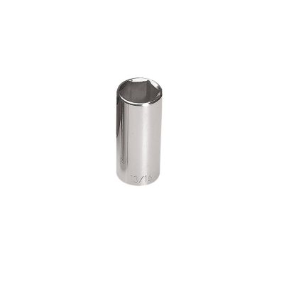 KLE65717 image(0) - Klein Tools 13/16-Inch Deep 6-Point Socket, 3/8-Inch Drive