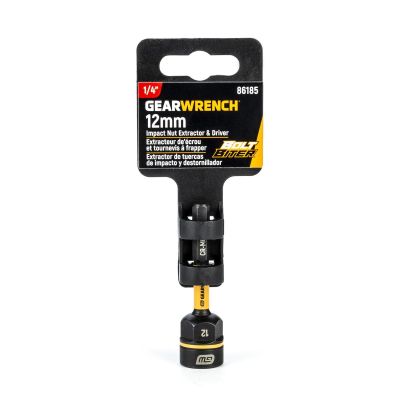 KDT86185 image(0) - GEARWRENCH 12mm Bolt Biter Nut Extractor & Driver