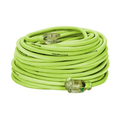 LEGFZ512735 image(0) - Legacy Manufacturing Flexzilla Pro Extension Cord, 14/3 AWG SJTW, 100', Outdoor, Lighted Plug