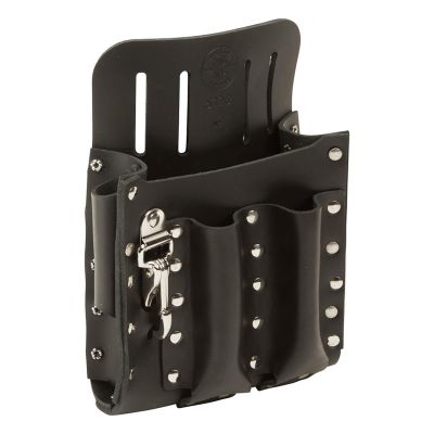KLE5127T image(0) - Klein Tools Tool Pouch, 6 Pocket, Tunnel Loop