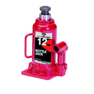 INT3512 image(0) - American Forge & Foundry Bottle Jack - 12 Ton Capacity - Manual - Heavy Duty