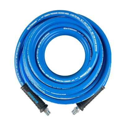 BLBTTPW3850 image(0) - BluBird Tough Tek Rubber Pressure Washer Hose 3/8" x 50' - Blue | 4100 PSI Heavy Duty