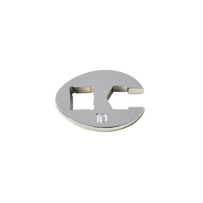 KTI27310 image(0) - K Tool International Wrench 10mm Flare Nut Crowfoot 6 Point 3/8 Drive