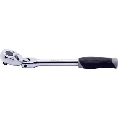 KKN2774J image(0) - Ko-ken USA 2774J 1/4 Square Drive Ratchet Handle 20 teeth Length 161 mm Flexible Head Plastic Handle
