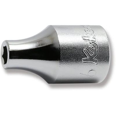 KKN4400M-6 image(0) - Ko-ken USA 4400M-6 1/2 Square Drive Socket 6 mm 6 Point Length 36 mm