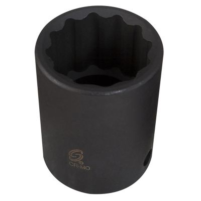 SUN220ZM image(0) - Sunex 1/2 in. Drive 12-Point Impact Socket, 20mm