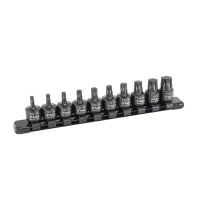 AST94410T image(0) - Astro Pneumatic 10PC 3/8" Drive Nano Impact Torx Bit Sockets