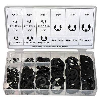 KTI00072 image(0) - K Tool International E-Clip Assortment - 300 Pieces