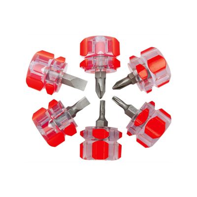 WLM1420 image(0) - Wilmar Corp. / Performance Tool 6 Piece Mini Stubby Screwdriver Set