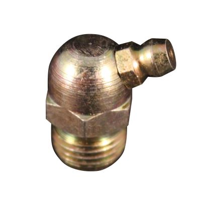 MILS-3212 image(0) - Milton Industries Grease Fitting 1/4"- 18 Pipe threads, Short - 67.5&deg;, 5pk