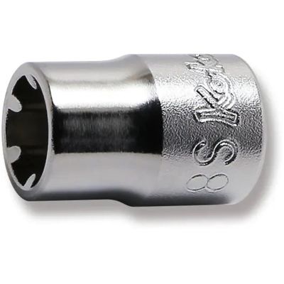KKN3400LH-8S image(0) - Ko-ken USA 3400LH-8S 3/8 Square Drive Socket 8S Length 26 mm