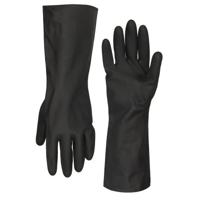 LEGGC400PL image(0) - Legacy Manufacturing Flexzilla&reg; Pro Heavy Duty Cleaning Gloves, Neoprene, 13 in. Long Cuff, Black, L