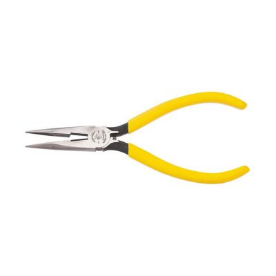KLED203-6C image(0) - Klein Tools Pliers, Needle Nose Side-Cutters with Spring, 6-Inch