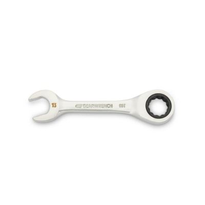 KDT86843 image(0) - GEARWRENCH 13mm 90-Tooth 12 Point Stubby Combination Ratcheting Wrench