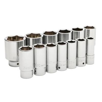 KDT80847 image(0) - GEARWRENCH 13 Piece 3/4 Inch Drive 6 Point Metric Deep Socket Set