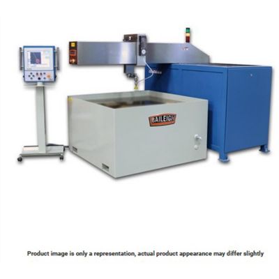 BLI1019139 image(0) - Baileigh WJ-4X4CNC - 480V 3 Phase 60 Htz 47 x 47" 3 axis CNC Flying Arm Water Jet, With Direct Drive Pump