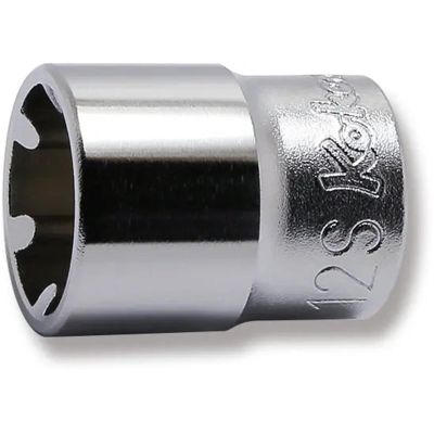 KKN3400LH-12S image(0) - Ko-ken USA 3400LH-12S 3/8 Square Drive Socket 12S Length 28 mm