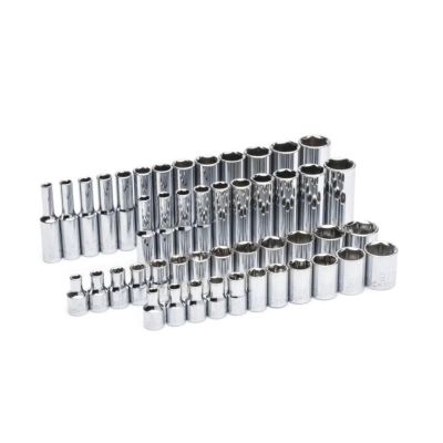 KDT80314D image(0) - GEARWRENCH 47 Piece 1/4 Inch Drive 6 Point Standard & Deep SAE/Metric Socket Set