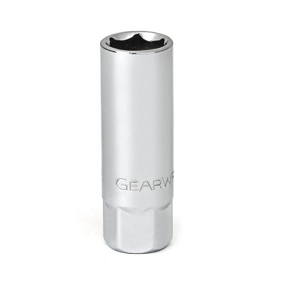 KDT80402 image(0) - GEARWRENCH 3/8 Inch Drive 6 Point 2-1/2 Inch Spark Plug Socket 5/8 Inch