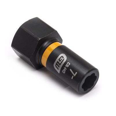 KDT84752 image(0) - GEARWRENCH 1/4 Inch Drive Bolt Biter Impact Extraction Socket 7-mm