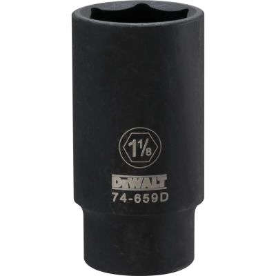 DWTDWMT74659OSP image(0) - DEWALT Dwmt 6Pt 1/2In Dr Dp Im Skt 1-1/8In SAE