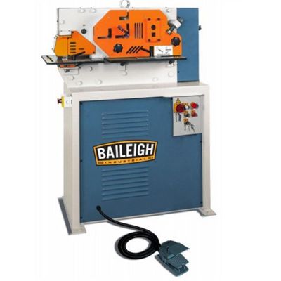 BLI1007756 image(0) - Baileigh SW-441 - 220V 1 Phase 44 Ton 4 Station Ironworker