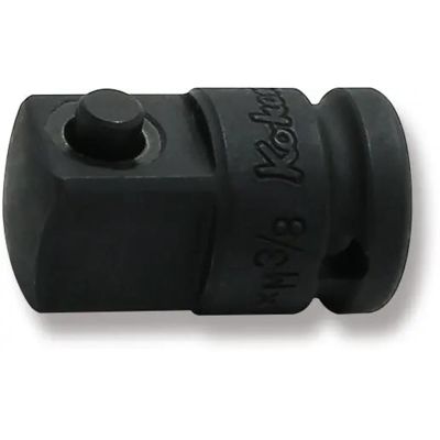 KKN12233A-P image(0) - Ko-ken USA 12233A-P 1/4 Square Drive Adaptor 3/8 Square Length 22 mm Pin Type
