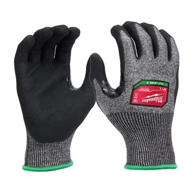 MLW48-73-7002B image(0) - Milwaukee Tool 12 Pair Cut Level 6 High-Dexterity Coated Nitrile Dipped Gloves - L