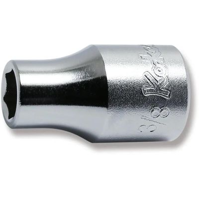 KKN4400A-3-8 image(0) - Ko-ken USA 4400A-3/8 1/2 Square Drive Socket 3/8 6 Point Length 37 mm