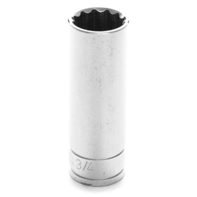 WLMW32624 image(0) - Wilmar Corp. / Performance Tool 1/2" Drive 3/4" 12pt Deep Socket