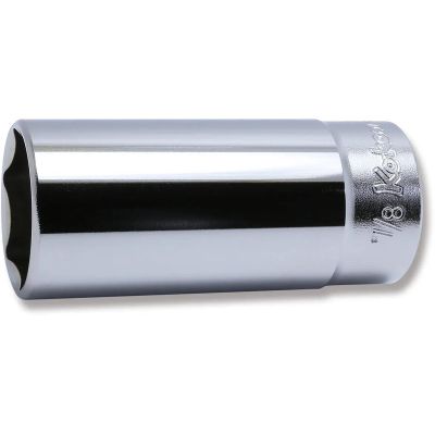 KKN3300A-7-8 image(0) - Ko-ken USA 3300A-7/8 3/8 Square Drive Socket 7/8 6 Point Length 65 mm