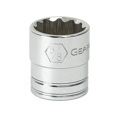 KDT80502 image(0) - GEARWRENCH 3/8 Inch Drive 12 Point Standard SAE Socket 5/8 Inch
