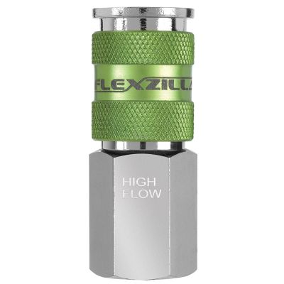LEGA53616FZ image(0) - Legacy Manufacturing Flexzilla Pro High Flow Coupler, 1/4" Body, 3/8" FNPT