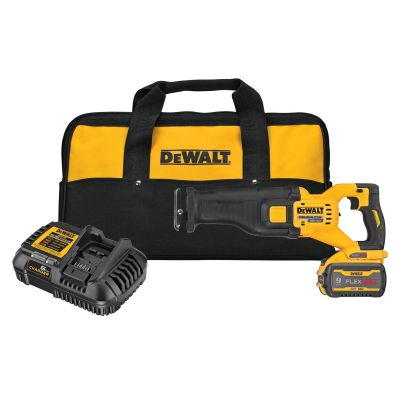 DWTDCS389X1 image(0) - DeWalt 60V MAX* Brushless Cordless Reciprocating Saw Kit