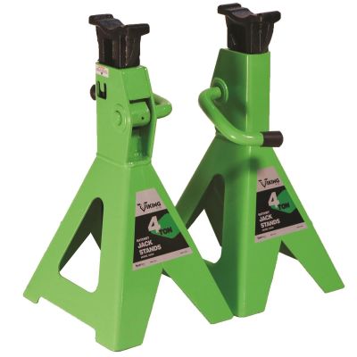 INT55040 image(0) - Viking by American Forge & Foundry Jack Stands - 4 Ton Capacity - Ratcheting - Pair