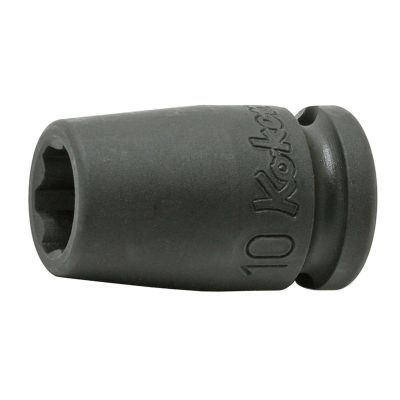 KKN13410M-8 image(0) - Ko-ken USA 13410M-8 3/8 Sq. Dr. Socket 8mm Surface Length 32mm