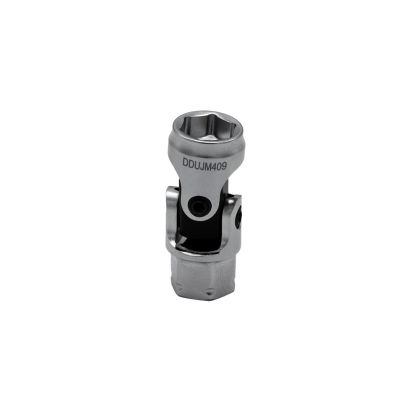 VIMDDSUJM409 image(0) - VIM Tools 9 mm 6 Point Dual Drive Stubby UJ Metric Socket - 1/4 Inch X 11 mm Drive