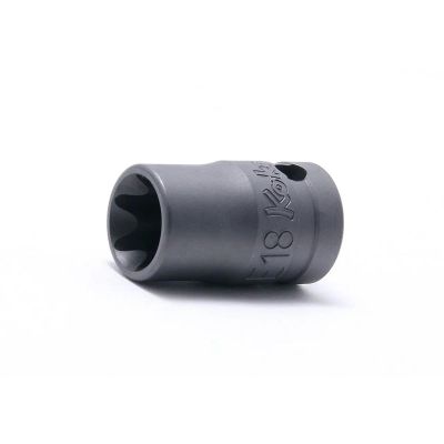 KKN24425-E14 image(0) - Ko-ken USA 24425-E14 1/2 Square Drive Socket TORX E14 Length 37 mm