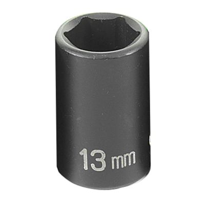 GRE1013M image(0) - Grey Pneumatic 3/8" Drive x 13mm Standard Socket